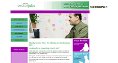 Desktop Screenshot of charitysectorjobs.com